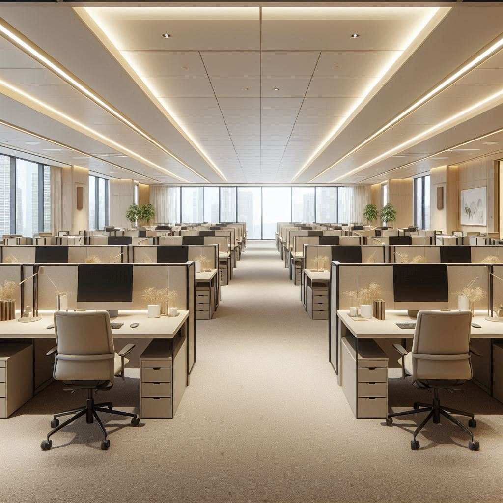 风控部门处理写字楼办公独立办公室配置时怎样兼顾新旧流程并行的临时需求